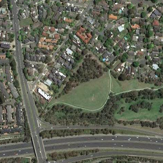 doncaster in melbourne arial view